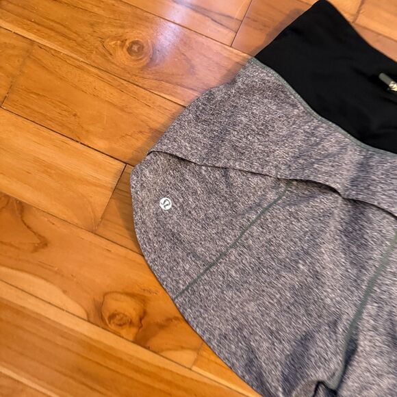 Women Lululemon Speed Up High-Rise Short 4" *Long Heather Lux Multi Black Size 8 - Picture 5 of 10